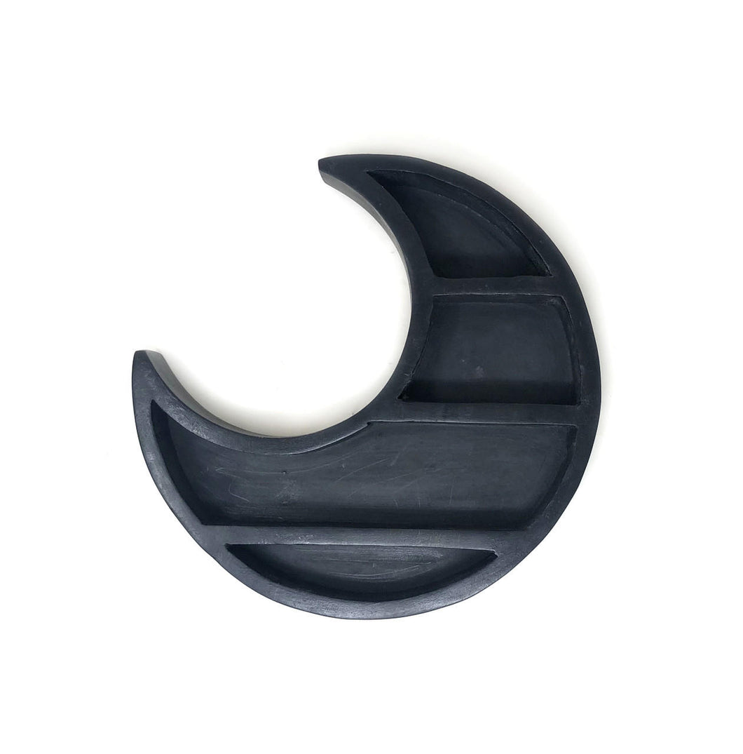Crescent Moon Wooden Shelf