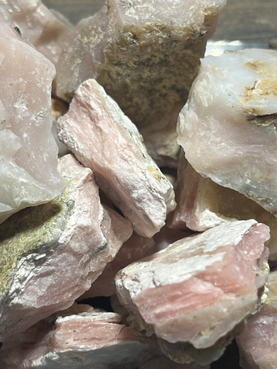 Pink Opal Rough Chunks