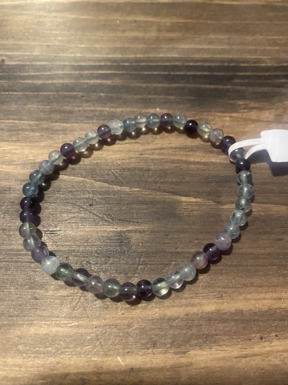 Fluorite Bracelet - 4mm Beads