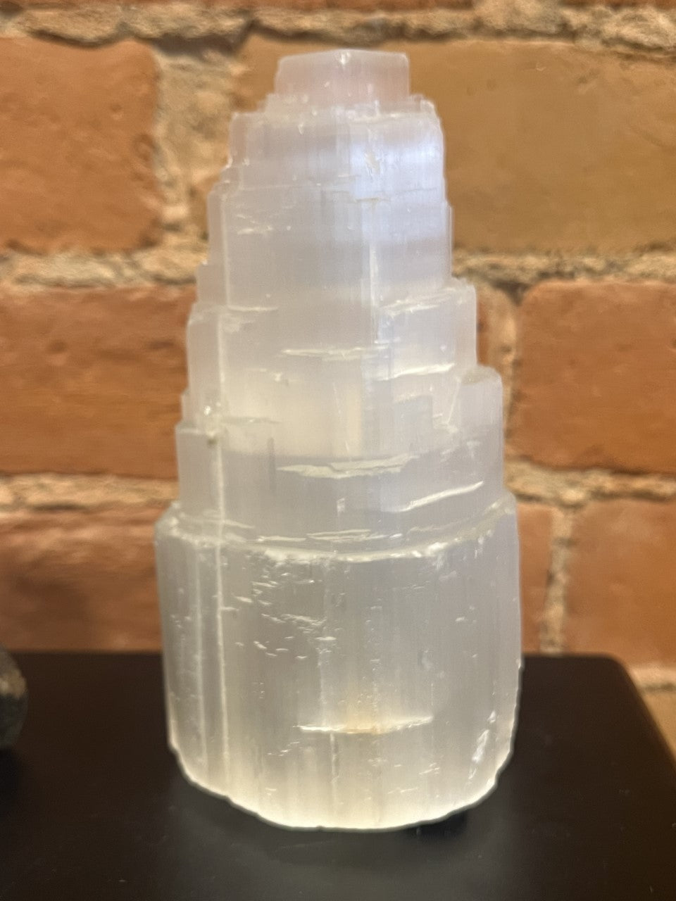 SELENITE LAMP with ELECTRIC CORD - APPROX.-6″