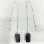 Load image into Gallery viewer, Thread Earrings - Rough Point Crystals - Assorted
