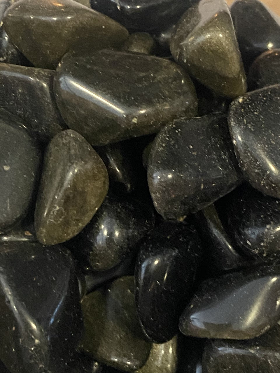 Gold Sheen Obsidian Tumbled Stones