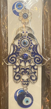 Load image into Gallery viewer, TALISMAN-EVIL EYE PROTECTION-PAINTED FATIMA HAND
