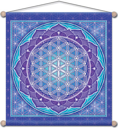 Meditation Banner - Flower of Life