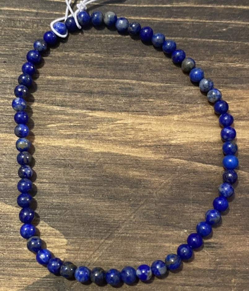 Lapis Lazuli Bracelet 3mm Beads