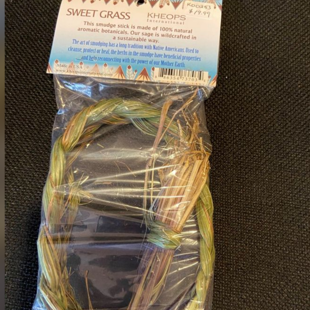 Smudging Sweet Grass